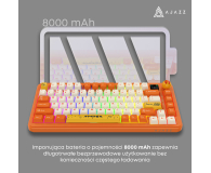 Ajazz AK820 MAX Avocado Switch Orange White RGB z ekranem - 1536369 - zdjęcie 12